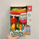  Đồ chơi vận động : ĐỒ CHƠI TRỐNG ÂM NHẠC ĐA NĂNG CHO BÉ – CUTE PET STUFFING FUN TOY, 18m+, No. 828 