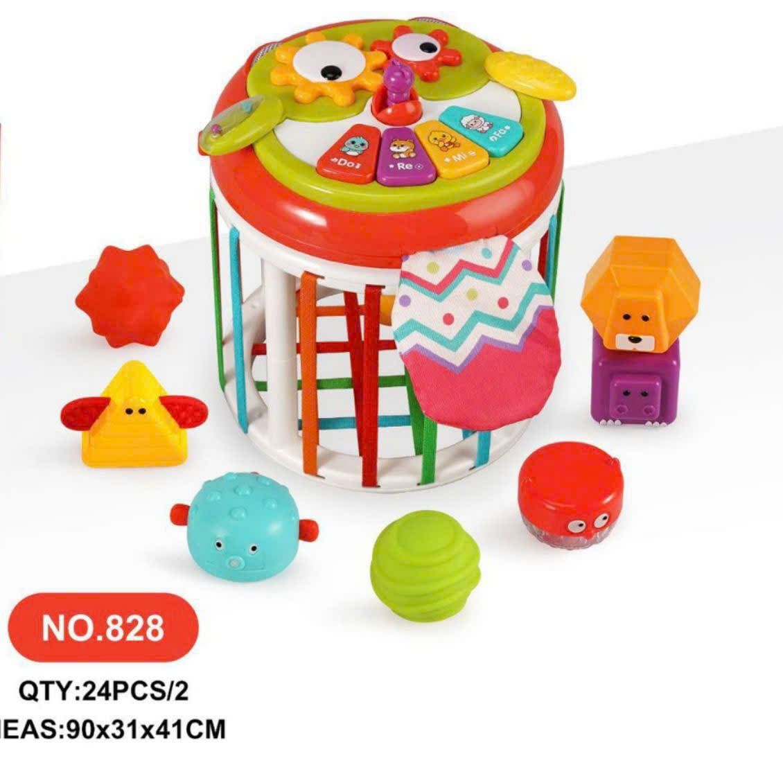  Đồ chơi vận động : ĐỒ CHƠI TRỐNG ÂM NHẠC ĐA NĂNG CHO BÉ – CUTE PET STUFFING FUN TOY, 18m+, No. 828 