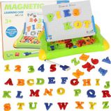  Đồ chơi giáo dục : Bộ bảng vẽ và học chữ số nam châm 2 trong 1 (Magnetic Learning Case), 3ages+, No. HM2216A 