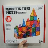  Đồ chơi giáo dục : Bộ xếp hình nam châm Magnetic Tiles Puzzle – STEM sáng tạo, 26,50,100,125 chi tiết, 3ages+, No. CZ-26T, 50T, 100T, 125T 
