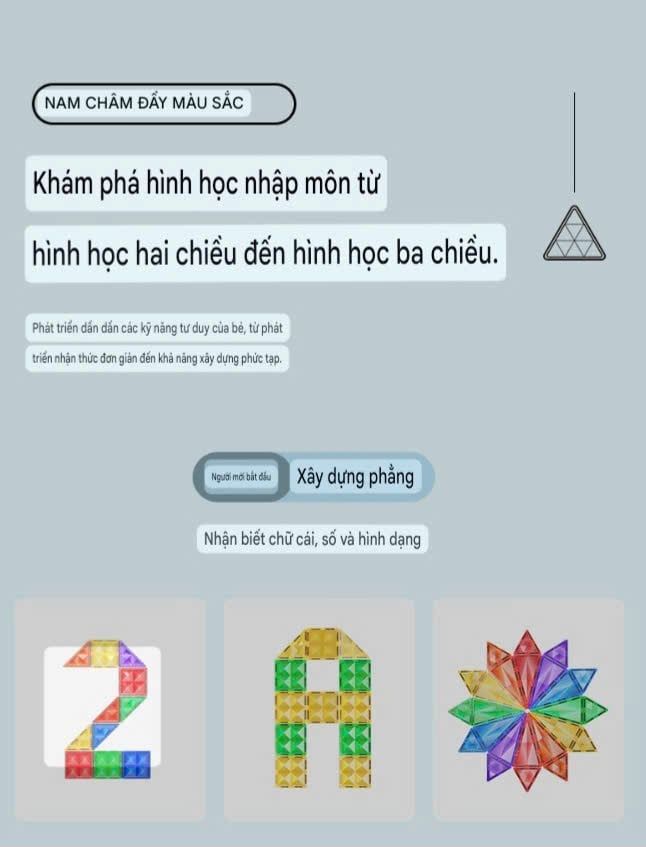  Đồ chơi giáo dục : Bộ xếp hình nam châm Magnetic Tiles Puzzle – STEM sáng tạo, 26,50,100,125 chi tiết, 3ages+, No. CZ-26T, 50T, 100T, 125T 