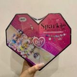  Bộ DIY làm vòng tay & vòng cổ hạt charm – Hộp trái tim Sparkle 1388 chi tiết, No. 7103 