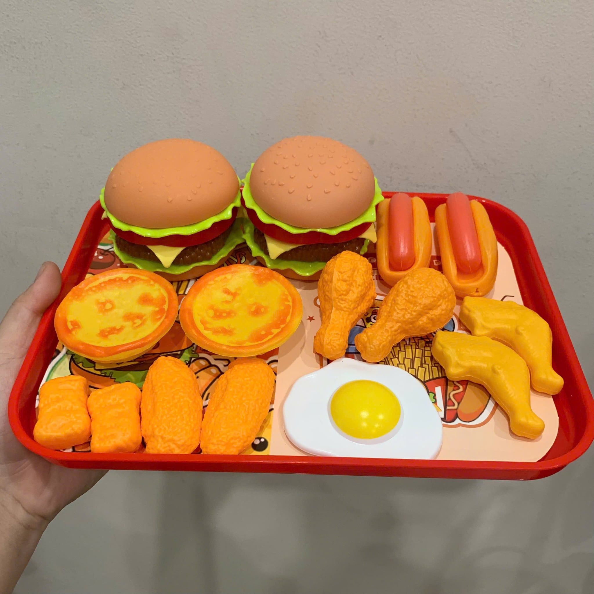  Đồ chơi nhập vai : ĐỒ CHƠI MÔ PHỎNG FAST FOOD CHO BÉ, 3ages+, No. 776 