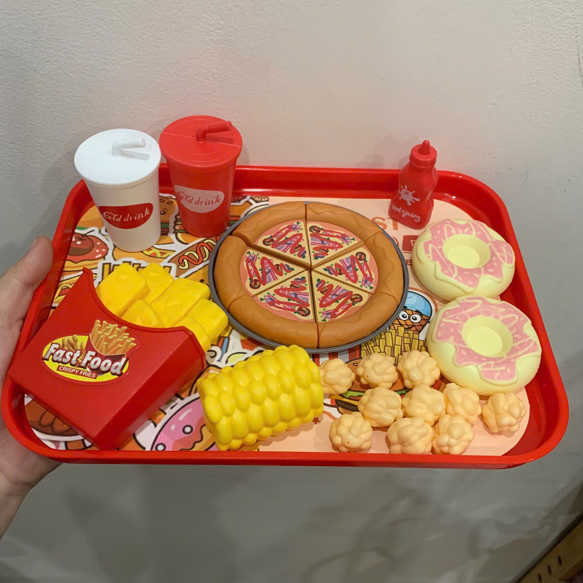  Đồ chơi nhập vai : ĐỒ CHƠI MÔ PHỎNG FAST FOOD CHO BÉ, 3ages+, No. 776 