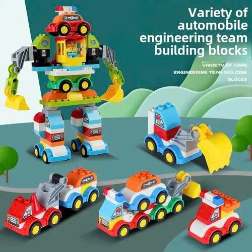  Đồ chơi lắp ráp : Bộ xếp hình Blocks Creative – Robot & Xe Biến Hình, 85 chi tiết, 3ages+, No. 188-A31 