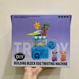  Đồ chơi lắp ráp : ĐỒ CHƠI DIY MÁY XOẮN HẠT – BUILDING BLOCK EGG TWISTING MACHINE (9 PCS), 3ages+, No. M106 