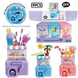  Đồ chơi lắp ráp : ĐỒ CHƠI DIY MÁY XOẮN HẠT – BUILDING BLOCK EGG TWISTING MACHINE (9 PCS), 3ages+, No. M106 