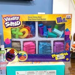  Đồ chơi vận động : Bộ Cát Động Học Vitality Sand 800g Cho Bé vui chơi, 6ages+, No. 1902AC 