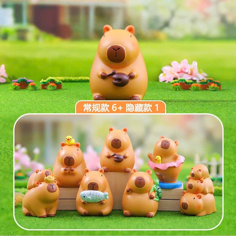  BLINDBOX CAPYBARA : Mô hình Cuộc sống hằng ngày của Capybara, 15ages+, No. XJC80128 