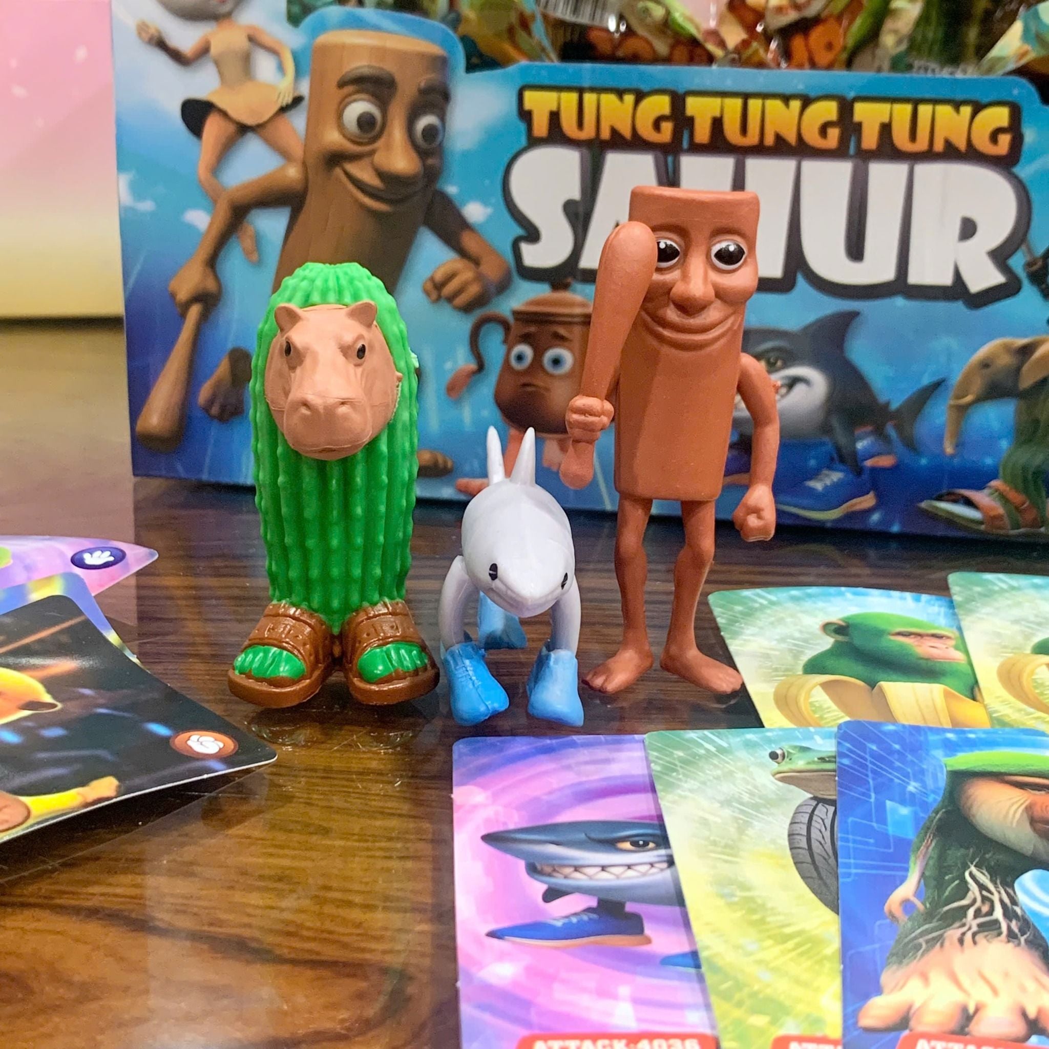  BLINDBAG : Lẻ 1 túi mù Tung Tung Sahur mô hình các nhân vật Brainrot ( BAO BÌ MỚI KHÁC THẺ BÊN TRONG ) 