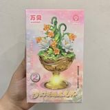  Đồ chơi lắp ráp : Bộ xếp hình cốc hoa phát sáng, 6ages+, No. 11069B 