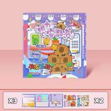 Đồ chơi Sticker Nam Châm Hoạt Hình Sanrio, Capybara, No. WH-AJS01, XXX-193, CLA-004 