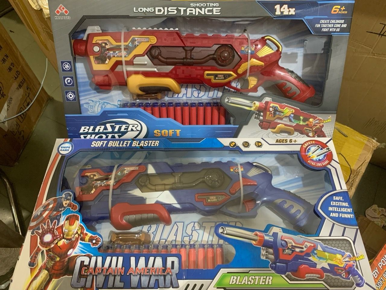  Hộp súng bắn đạn mềm SB540 