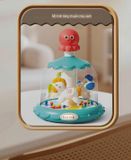  Đồ chơi vận động : Bộ xoay nhấn bạch tuột 3in1 cho bé – PRESS & SPIN FUN, (18M+), No. 6237 