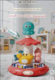  Đồ chơi vận động : Bộ xoay nhấn bạch tuột 3in1 cho bé – PRESS & SPIN FUN, (18M+), No. 6237 