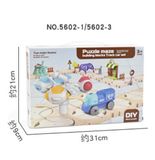  Đồ chơi vận động : Bộ lắp ghép đường ray Puzzle Maze – Building Blocks Track Car Set, 3ages+, No. 5602-1 