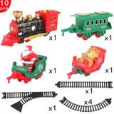  Đồ chơi vận động : Bộ đường ray toa tàu Giáng Sinh - Christmas Rail Train, 3ages+, No. 699-124A 
