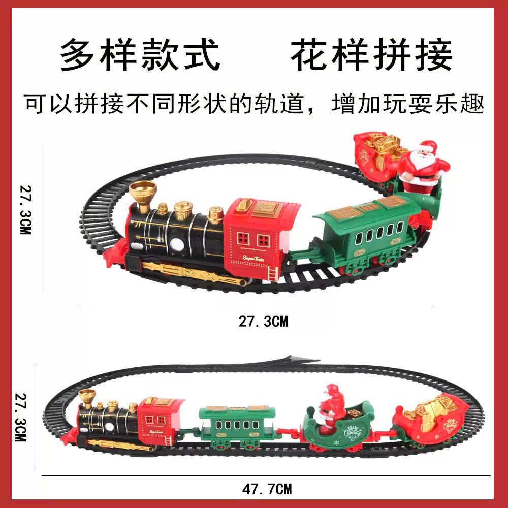  Đồ chơi vận động : Bộ đường ray toa tàu Giáng Sinh - Christmas Rail Train, 3ages+, No. 699-124A 