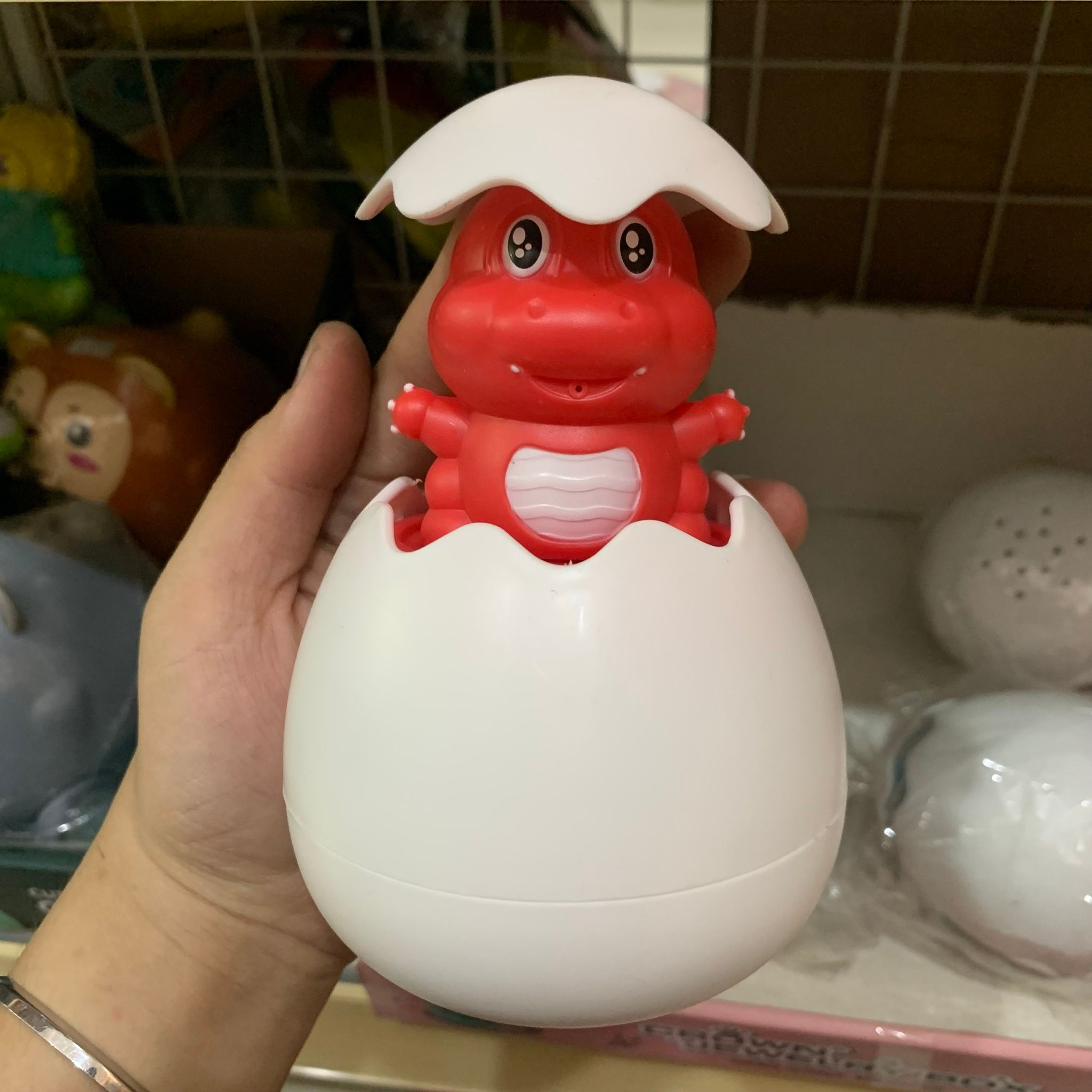  Đồ chơi nhà tắm trứng khủng long thả bồn tắm, bể bơi vui nhộn cho bé 