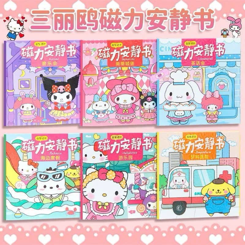  Đồ chơi Sticker Nam Châm Hoạt Hình Sanrio, Capybara, No. WH-AJS01, XXX-193, CLA-004 