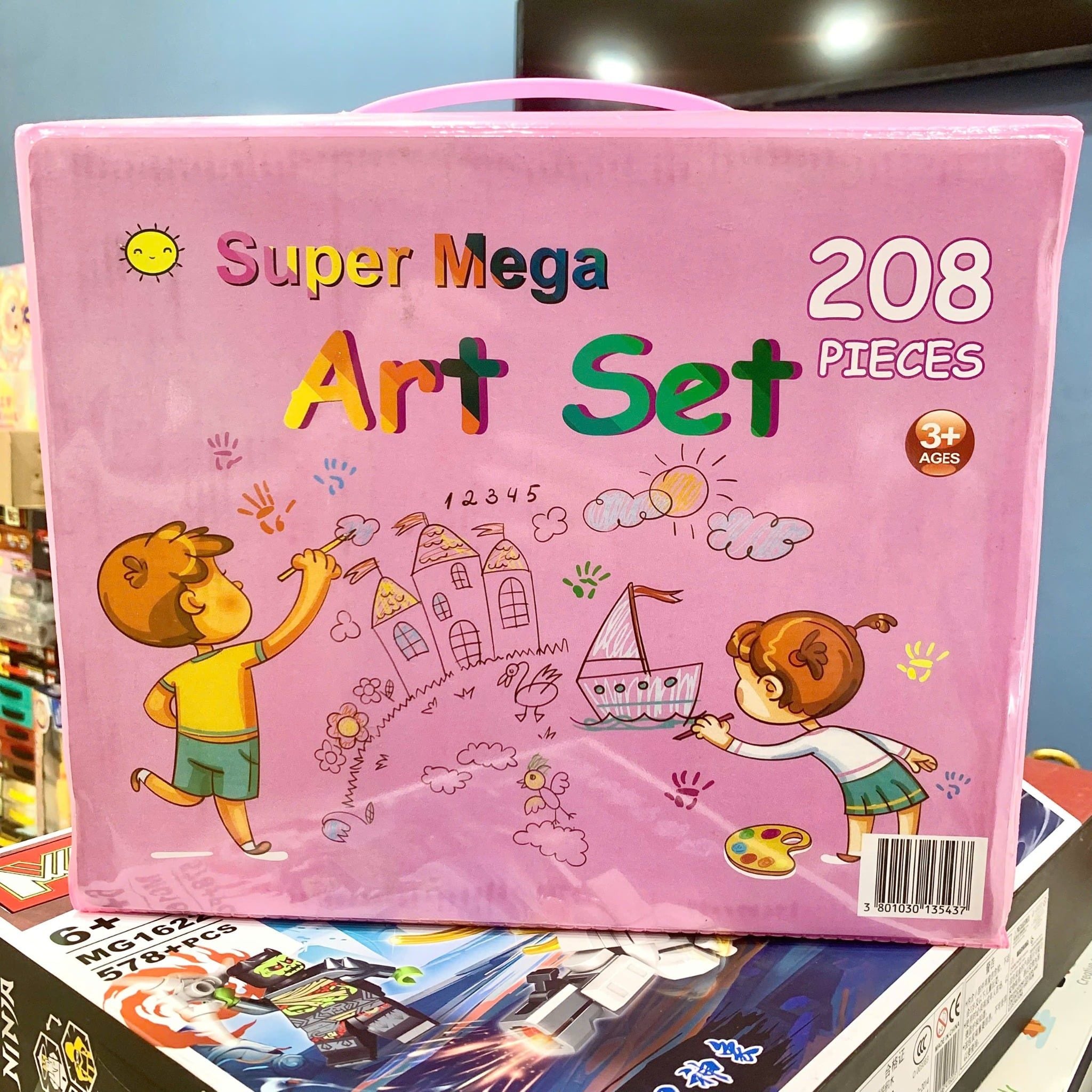  Bộ Dụng Cụ Vẽ Super Mega Art Set 208 chi tiết , 3ages+, No. 5437 