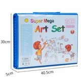  Bộ Dụng Cụ Vẽ Super Mega Art Set 208 chi tiết , 3ages+, No. 5437 