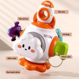  Đồ chơi vận động : Bộ đồ chơi khối bận rộn 6in1 cho bé - Busy Puzzle Hand Catch Ball, 18m+, No. 99-17 