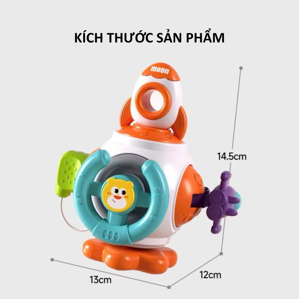  Đồ chơi vận động : Bộ đồ chơi khối bận rộn 6in1 cho bé - Busy Puzzle Hand Catch Ball, 18m+, No. 99-17 
