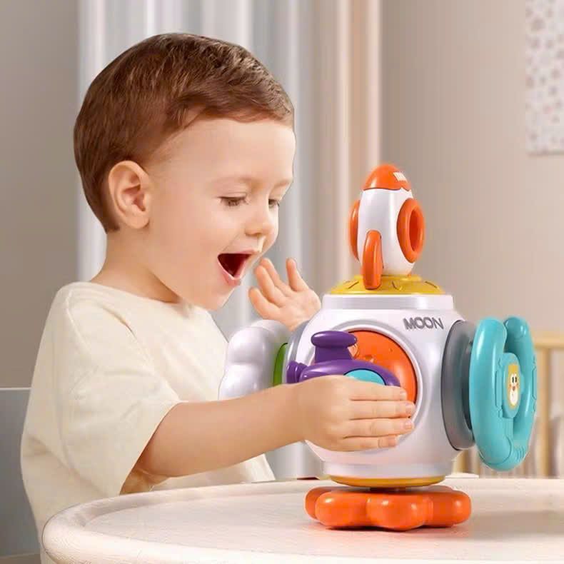  Đồ chơi vận động : Bộ đồ chơi khối bận rộn 6in1 cho bé - Busy Puzzle Hand Catch Ball, 18m+, No. 99-17 