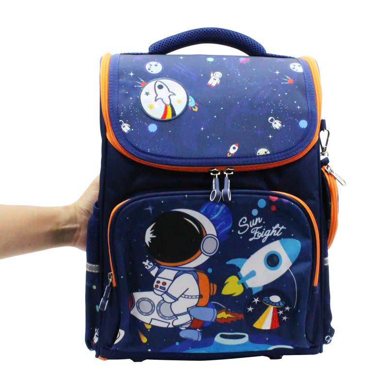  Balo học sinh chống gù Phi hành gia + bóp viết 90185 