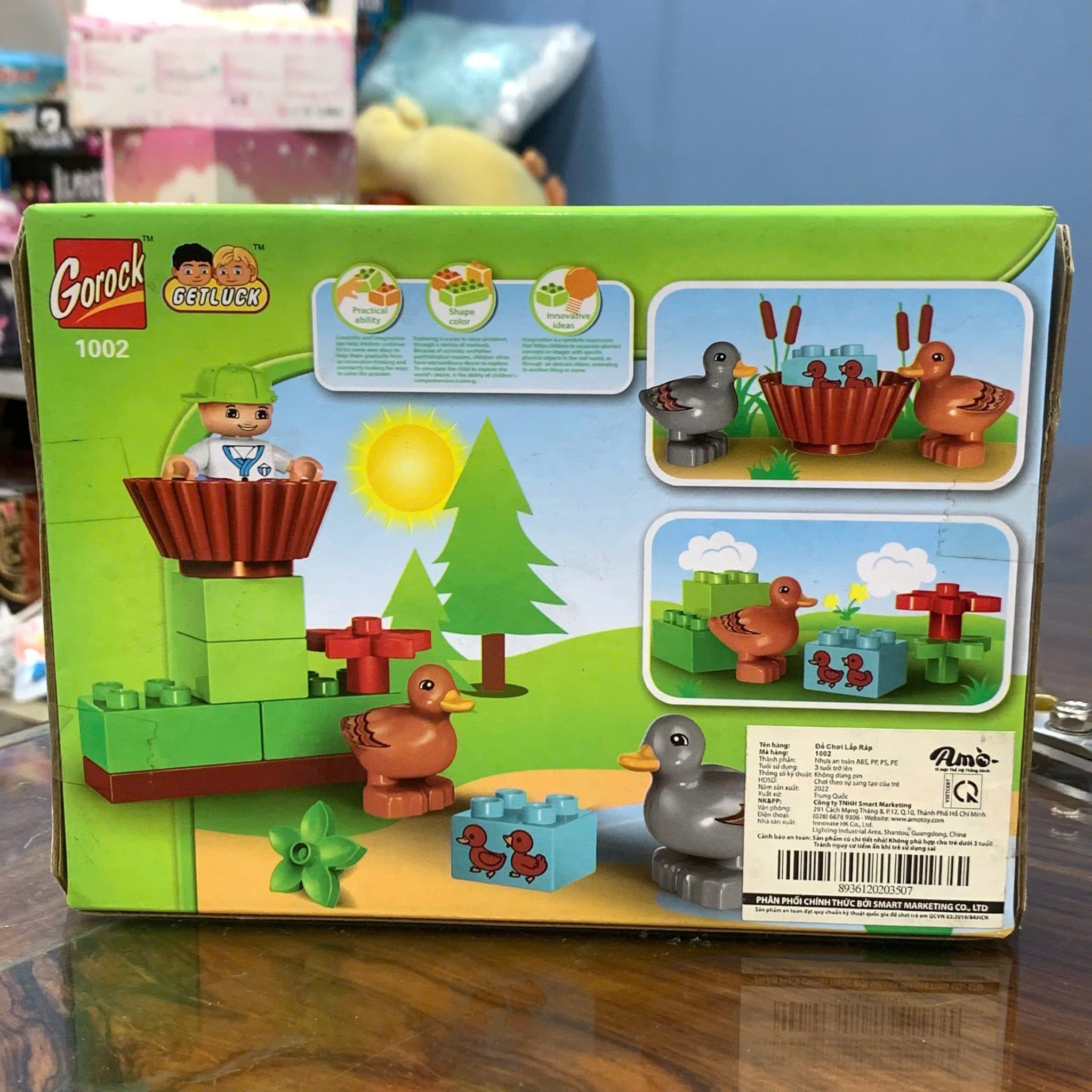  Đồ chơi lắp ráp : Vườn thú vui nhộn, 3ages+, No. 1002 