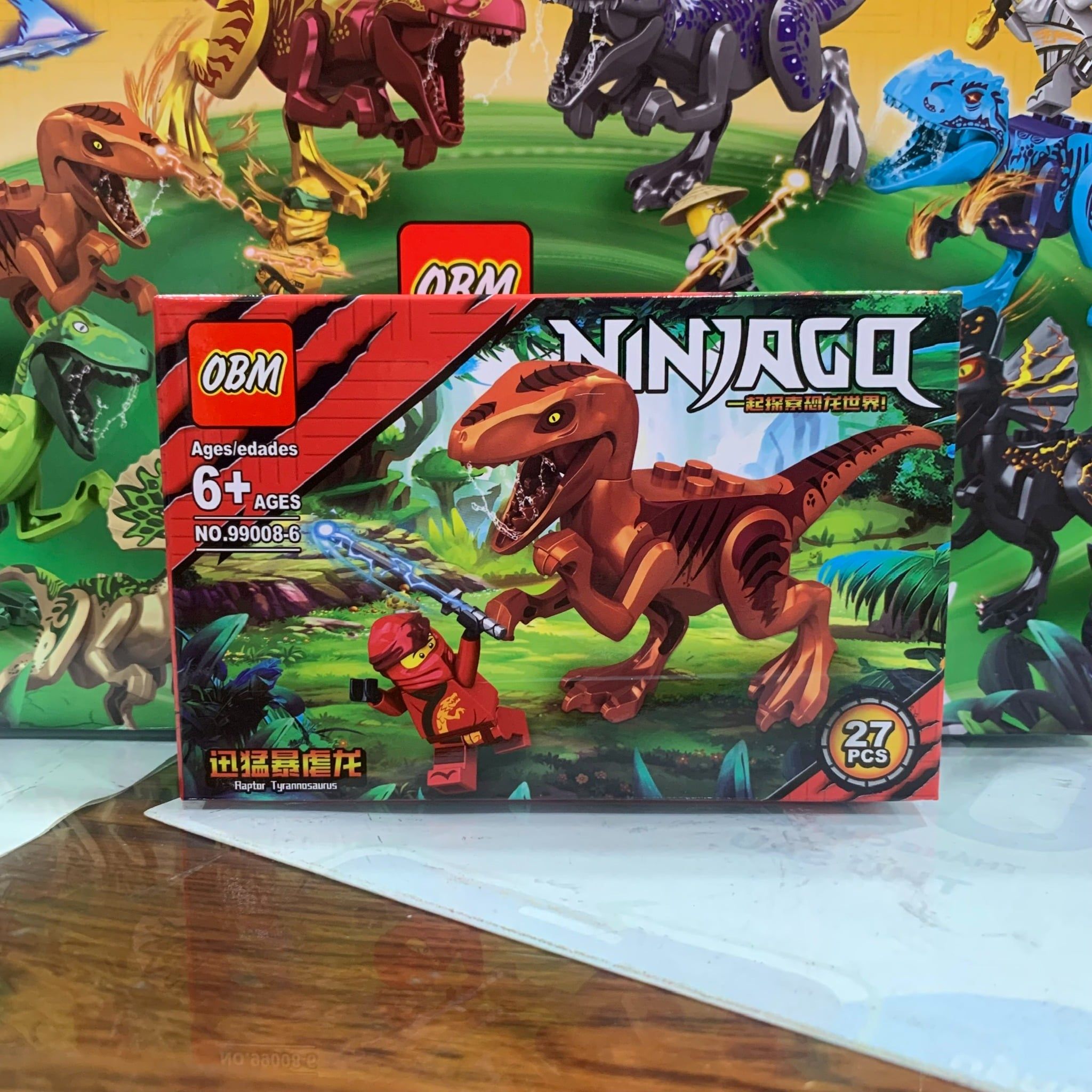  Đồ chơi lắp ráp : Bộ sưu tập nhiều mẫu mô hình phi cơ và khủng long (16b nhỏ/lốc), 6ages+, No. 99008, 99034, 99108 