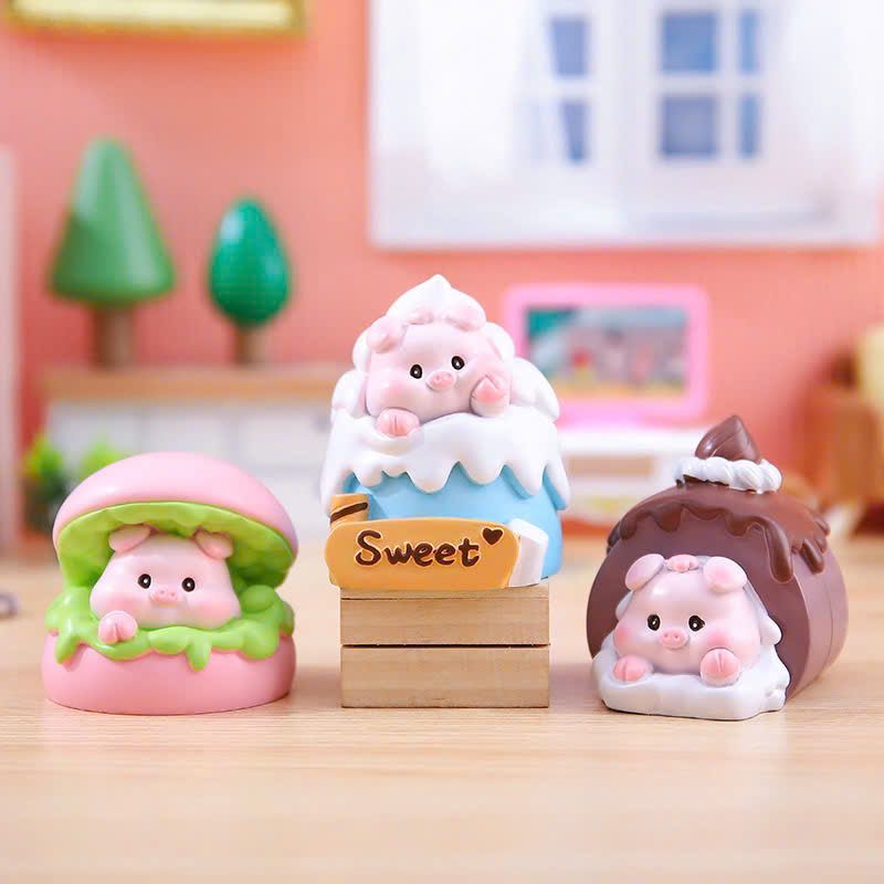  BLINDBOX : Mô hình nhà hàng tráng miệng Heo Con, 15ages+, No. M320 