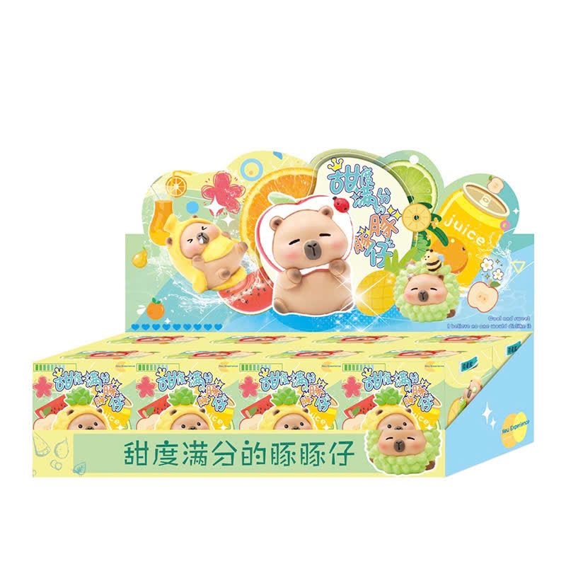  BLINDBOX CAPYBARA : Mô hình Capybara Hoa Quả, 15ages+, No. C039 