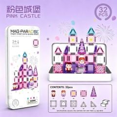  Đồ chơi giáo dục : Bộ Xếp Hình Nam Châm MAG-PARADISE, 32-35pcs, 3ages, No. 3008,09,14,15 
