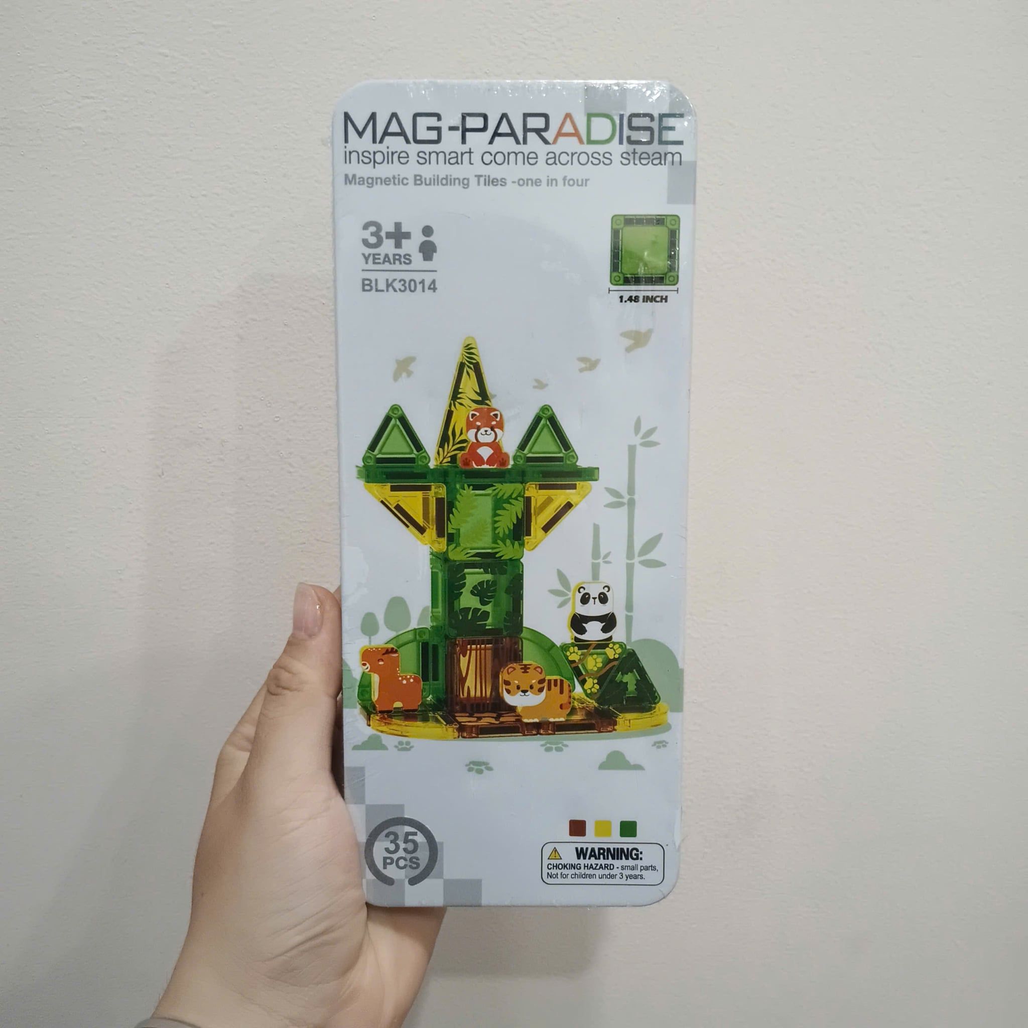  Đồ chơi giáo dục : Bộ Xếp Hình Nam Châm MAG-PARADISE, 32-35pcs, 3ages, No. 3008,09,14,15 