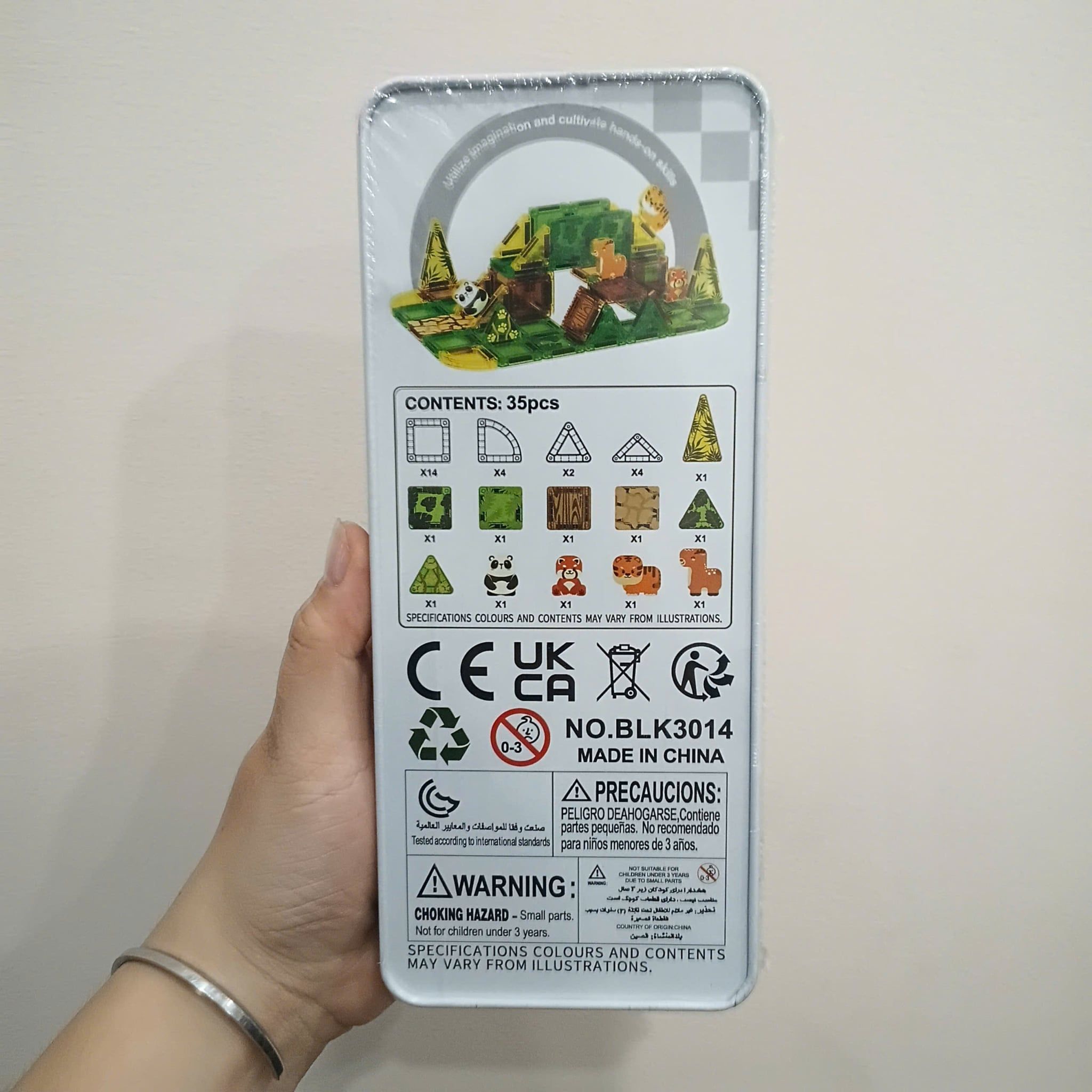  Đồ chơi giáo dục : Bộ Xếp Hình Nam Châm MAG-PARADISE, 32-35pcs, 3ages, No. 3008,09,14,15 