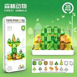  Đồ chơi giáo dục : Bộ Xếp Hình Nam Châm MAG-PARADISE, 32-35pcs, 3ages, No. 3008,09,14,15 