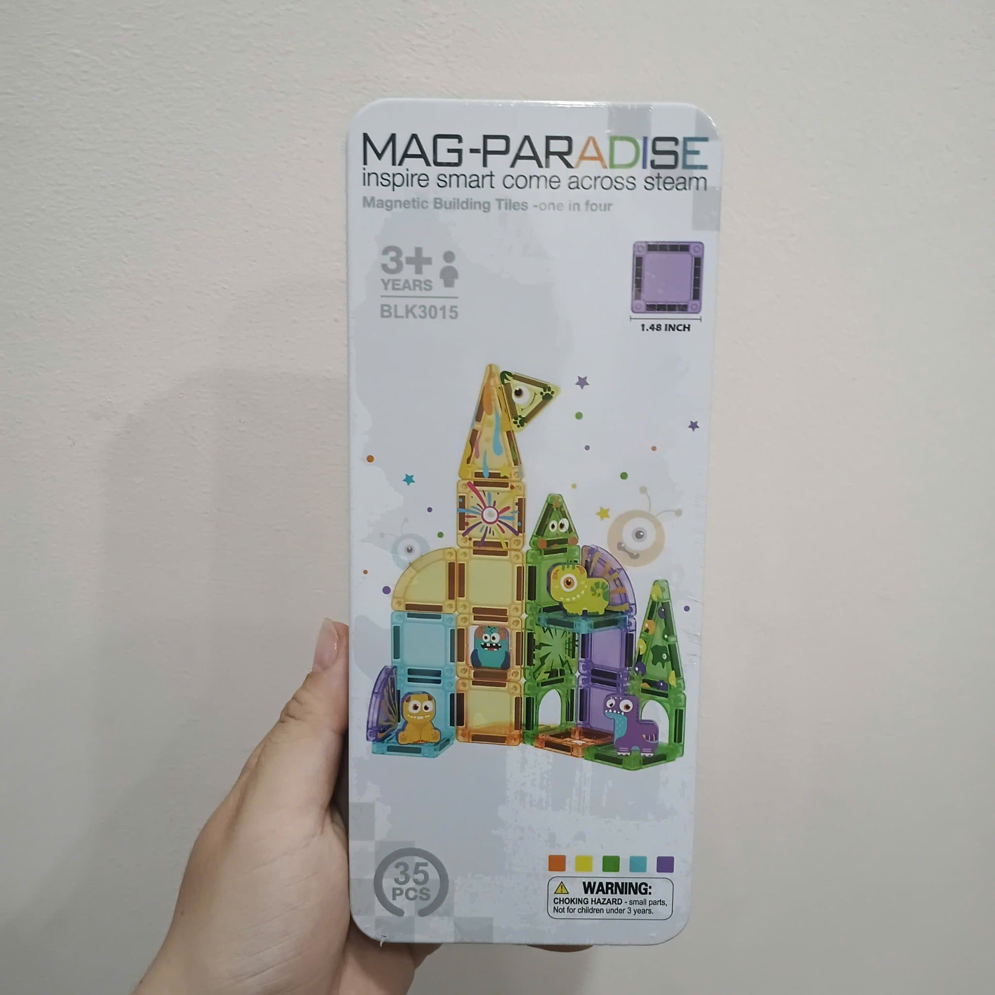  Đồ chơi giáo dục : Bộ Xếp Hình Nam Châm MAG-PARADISE, 32-35pcs, 3ages, No. 3008,09,14,15 