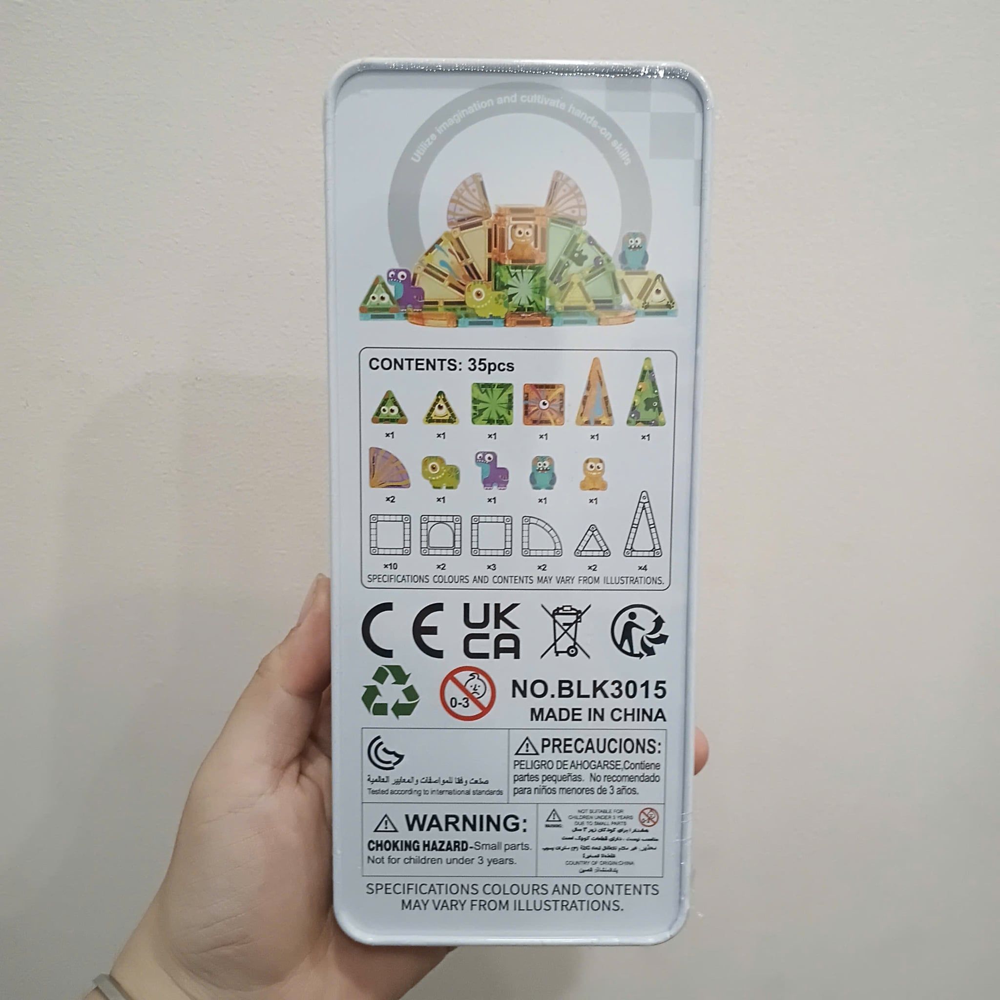  Đồ chơi giáo dục : Bộ Xếp Hình Nam Châm MAG-PARADISE, 32-35pcs, 3ages, No. 3008,09,14,15 