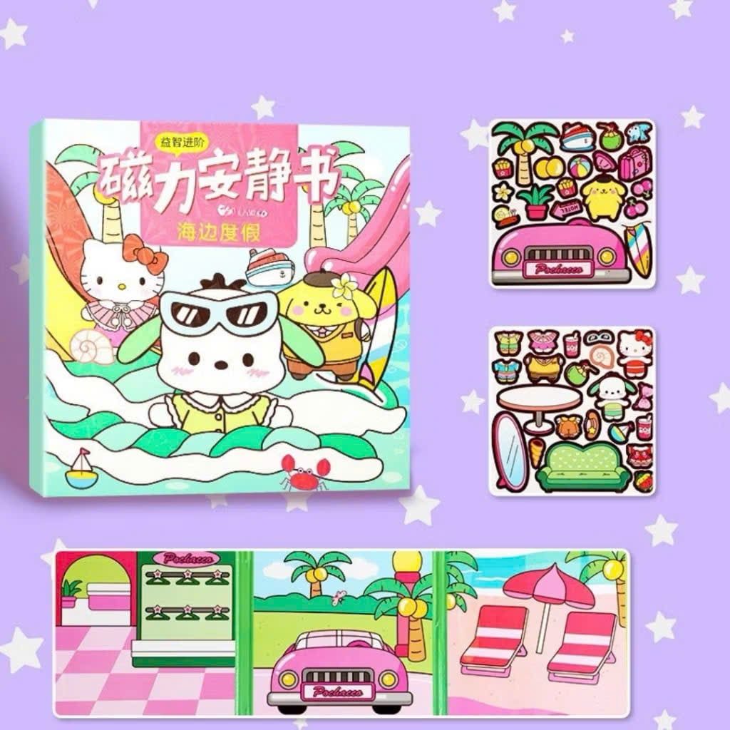  Đồ chơi Sticker Nam Châm Hoạt Hình Sanrio, Capybara, No. WH-AJS01, XXX-193, CLA-004 