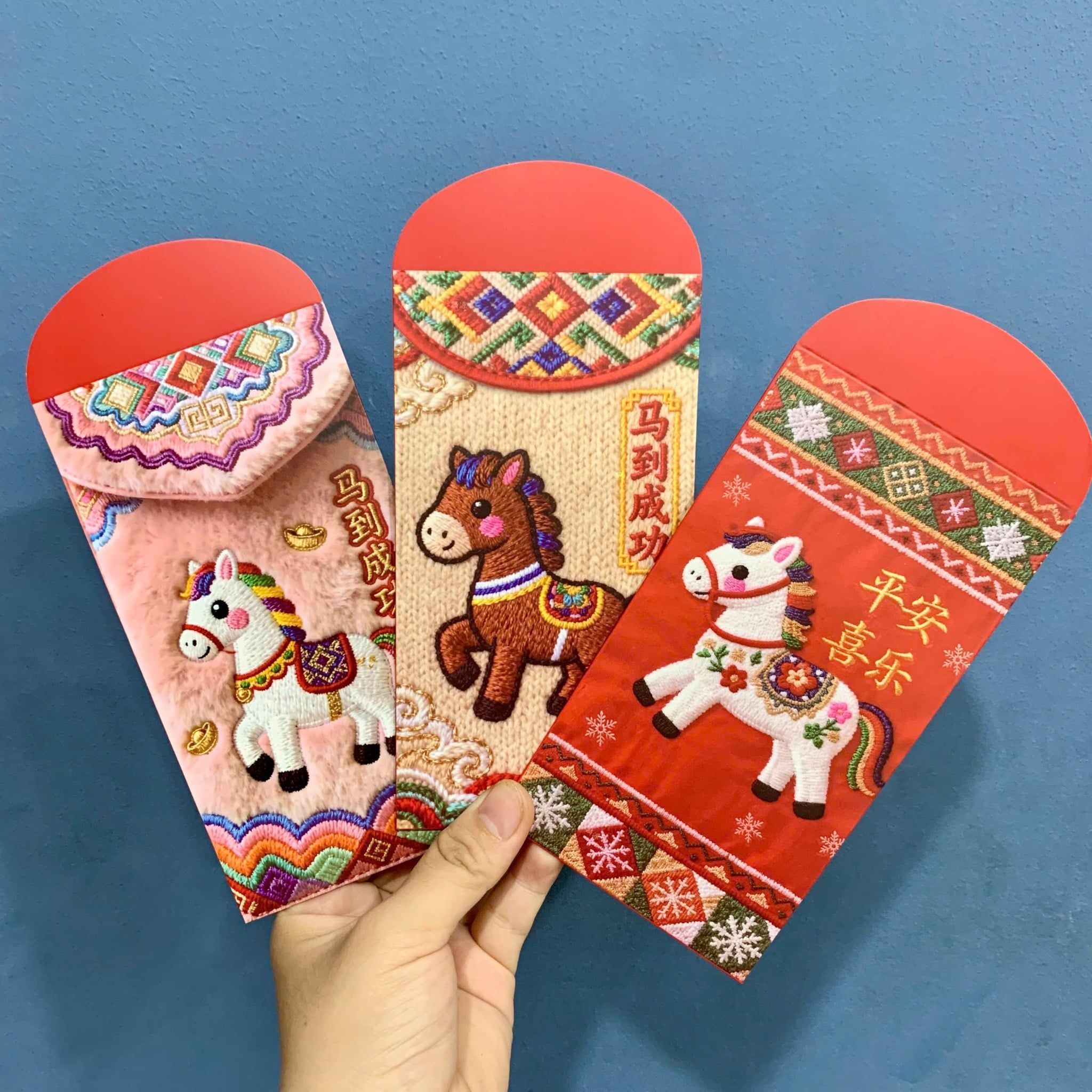  Bao Lì Xì Ngựa Tài Lộc – Phát Tài, Bình An Đầu Năm, set bao lì xì không trùng mẫu 