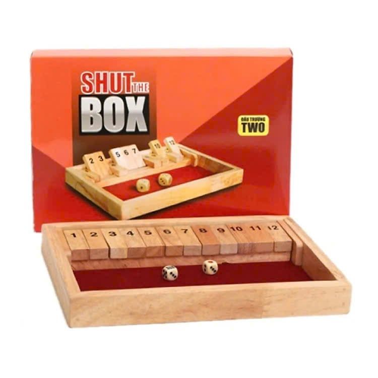  ĐỒ CHƠI VẬN ĐỘNG: Bộ Trò Chơi Gỗ Thông Minh SHUT THE BOX 