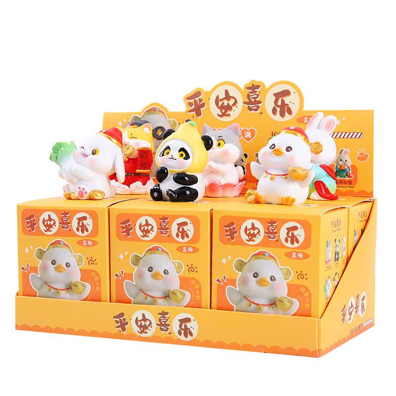  BLINDBOX : Mô hình Thú Cưng Bình An Vui Vẻ (Lucky Animals Series), 15ages+, No. YF072-344 