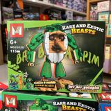  Đồ chơi lắp ráp : BST nhiều mẫu động vật vui nhộn, đa dạng, 6ages+, series MG2205-MG2206-MG2202 