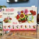  Đồ chơi lắp ráp : Bộ mô hình Chậu hoa 8in1 – Flower Pen Holder, 824 chi tiết, 6ages+, No. BB051 