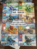  Đồ chơi lắp ráp : Bộ sưu tập nhiều mẫu mô hình phi cơ và khủng long (16b nhỏ/lốc), 6ages+, No. 99008, 99034, 99108 