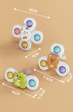  Đồ chơi vận động : Bộ 3 con xoay hình con vật dễ thương cho bé (18+M), No. FXB-18 
