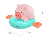  GAIO NGẪU NHIÊN MÀU - Đồ chơi nhà tắm heo bơi phun nước 