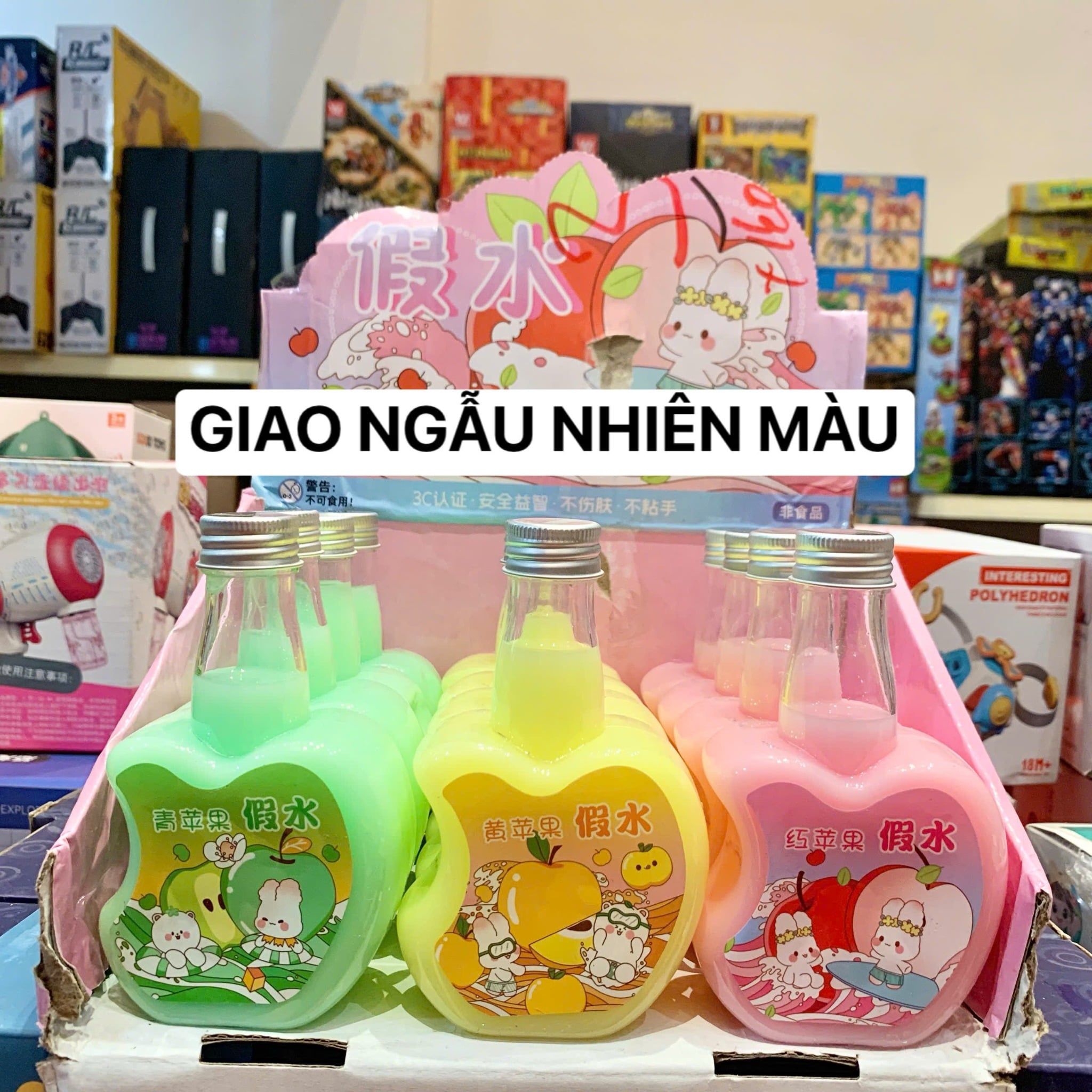  Đồ chơi Slime : SLIME NƯỚC NHIỀU MẪU SIÊU XINH – GIAO NGẪU NHIÊN MÀU ( GIÁ 1 LỌ,CHAI ) 